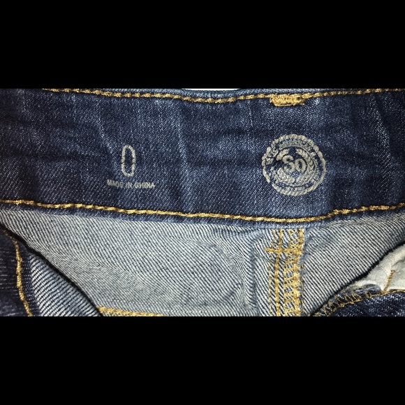 Pants - blue jean shorts